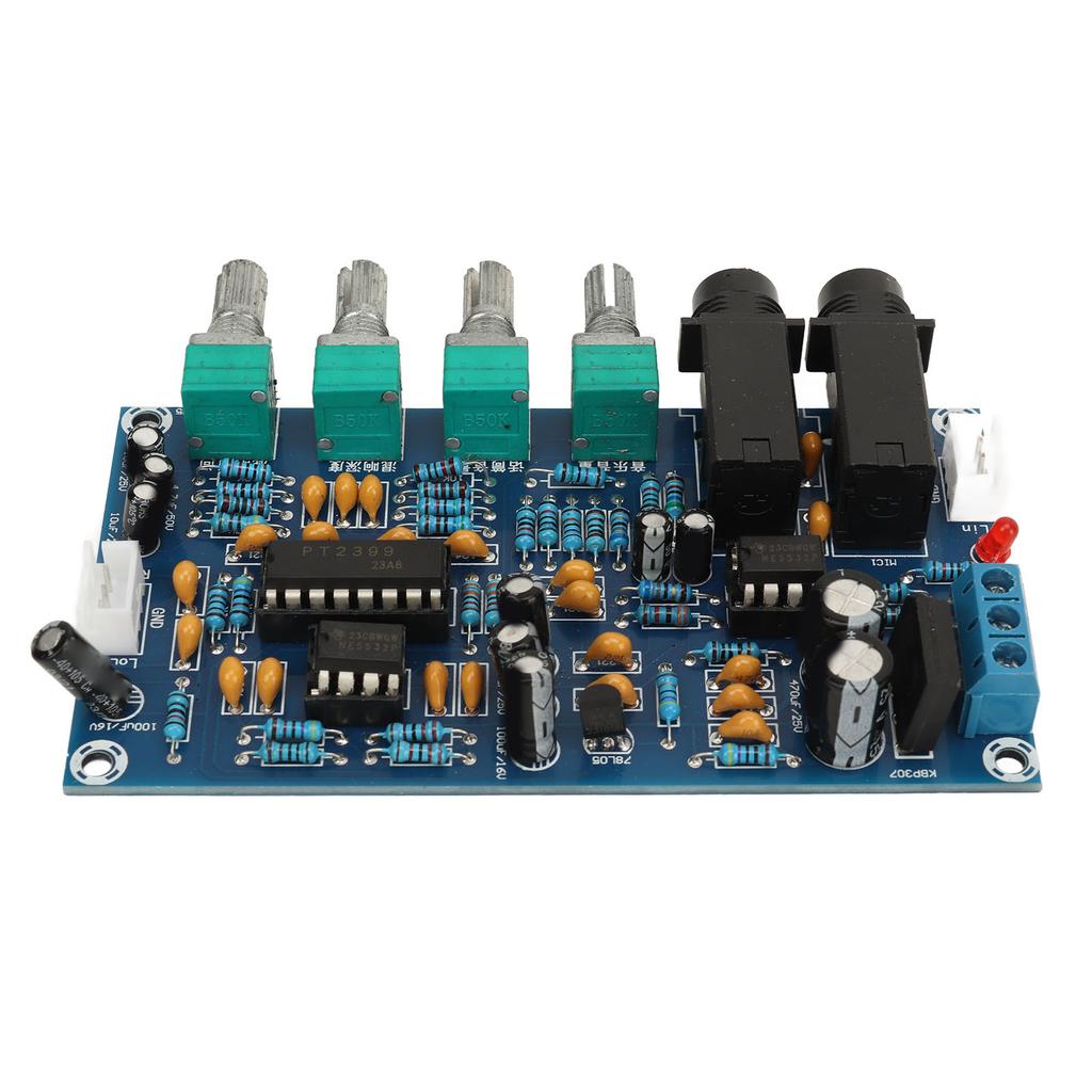 Reverberation Board Microphone Reverb Plate PT2399 Chip PCB Microphone Reverb Board Electronic