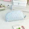 Polka Dot Pattern Pen Bag Handheld Design Stationery Bag Portable Pencil Case  Students Gift