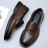 Роскошные брендовые мужские мокасины Slip on Высококачественная мужская повседневная обувь Итальянские мокасины из натуральной кожи Мужская обувь Легкая обувь для вождения
