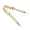 Wood Ballpoint Pen Set With Pencil Case Ergonomic Grip Wood Signing Pen with Metal Pen Clip For Professional Collectors
