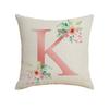 New Small Fresh Letter Series Pillow Cover Office Sofa Living Room Decoration Linen Cushion Cover