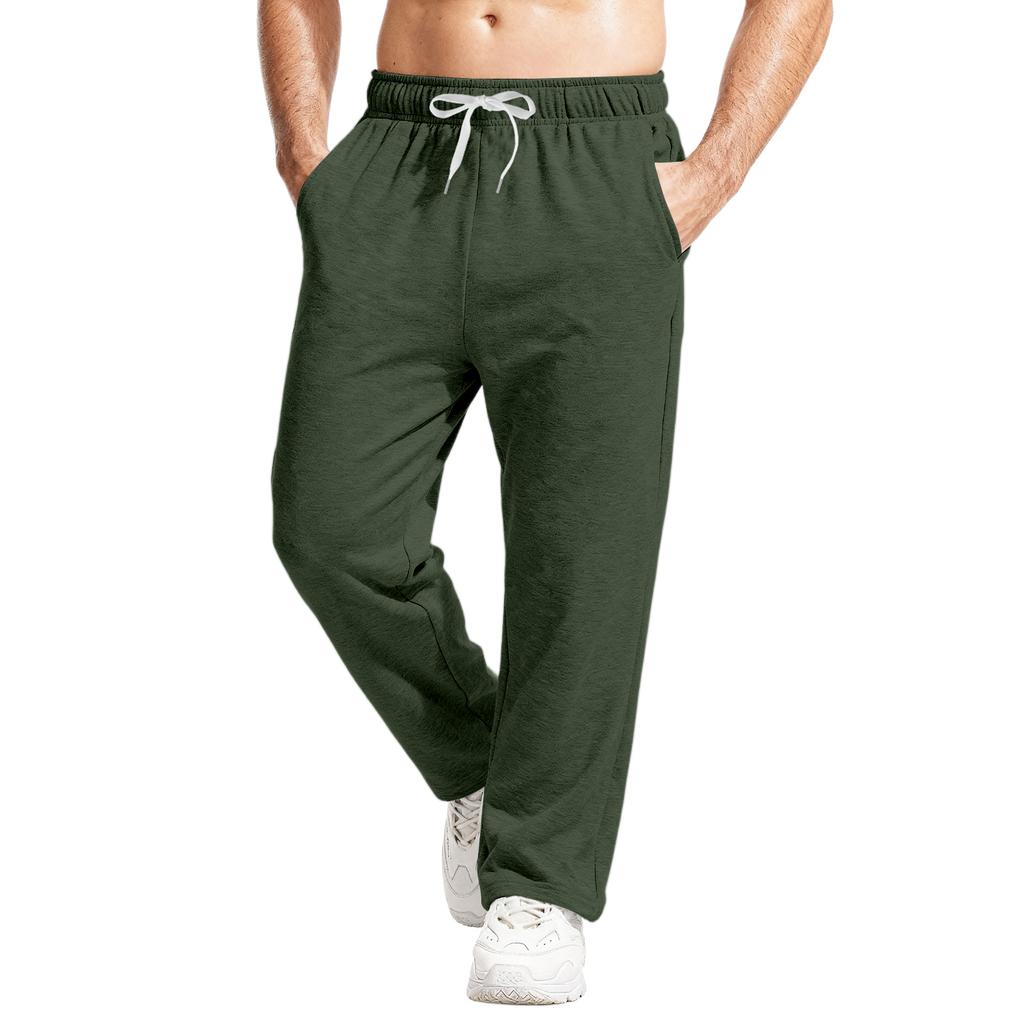 Men's Relaxed-Fit Casual Sweatpants With Stretch Waistband And Drawstring Yoga Pants