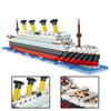 Город, всемирно известный фильм RMS Титаник, модель корабля, строительные блоки, фигурки, лодка, друзья, мини 3D микро-кирпичи, игрушки для детей, подарки