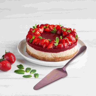 Пирог 8 ломтиков сыра пицца нержавеющая сталь выпечка торт лопатка дорожный север