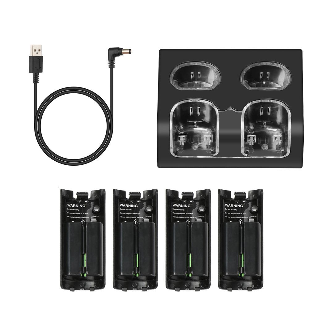 Game Accessories Portable USB Cable Cradle With Rechargeable Battery Charger Dock Charging Station