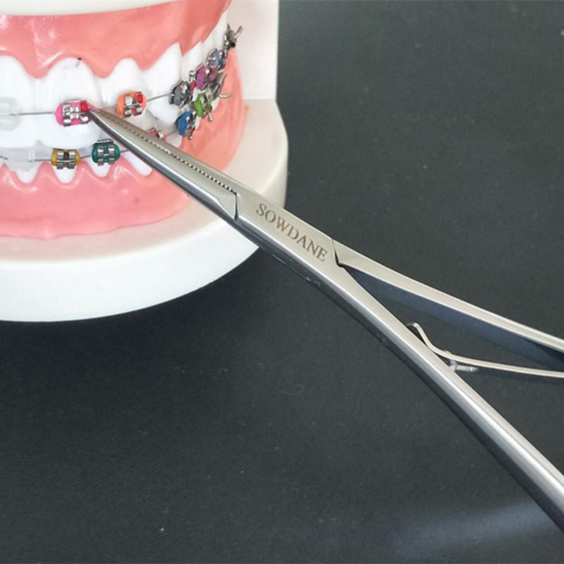 Стоматологическое ортодонтическое Матье эластичное кольцо для перевязки лигатуры держатель для галстука 14 см очень тонкий клюв