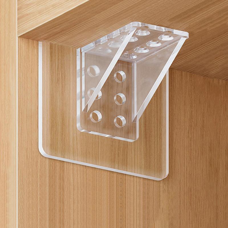 2Pcs Adhesive Shelf Support Pegs For Kitchen Bedroom Closet Cabinet Shelf Holder