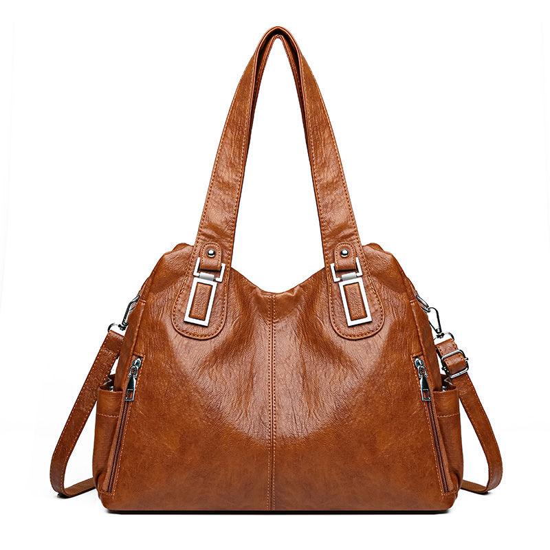 Новая модная большая сумка, ручная сумка-тоут, большая вместимость, универсальная, через плечо