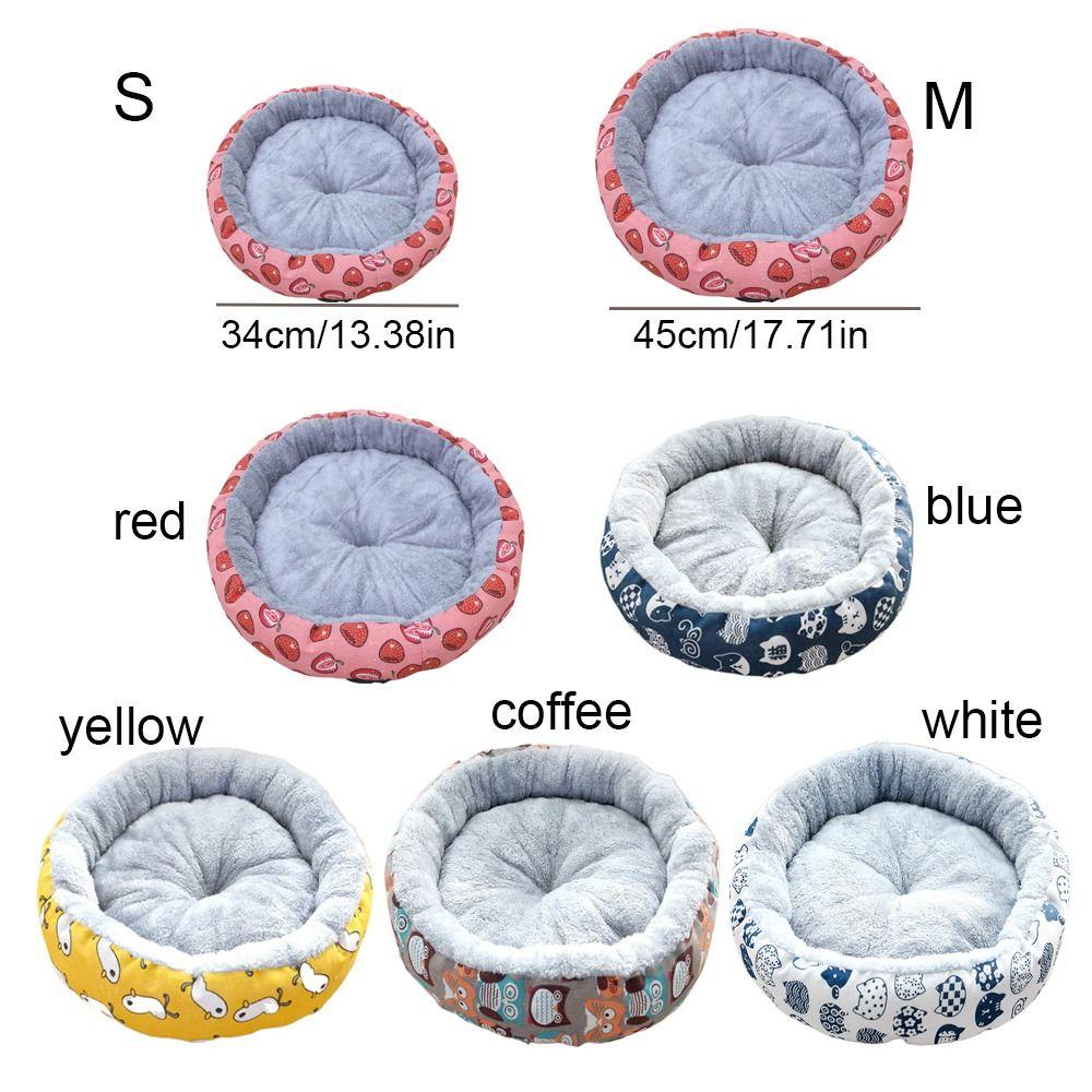 Корзины для сна с рисунком из мультфильма «Кошка», холщовое/бархатное гнездо для собак, хлопковое гнездо для щенков