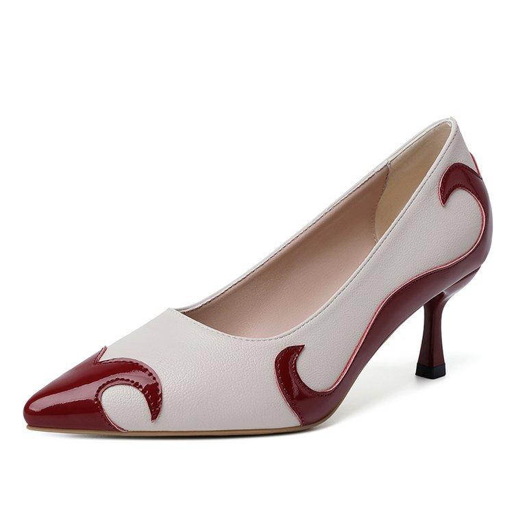 Модные женские туфли на высоком каблуке 2025 Весна-Лето Новая мода Универсальные Остроносые Шпильки Профессиональные Банкетные Женские Одинарные Туфли Tacones altos