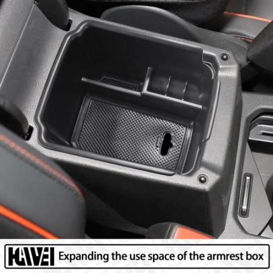 Center Console Organizer Compatible with 2018      black