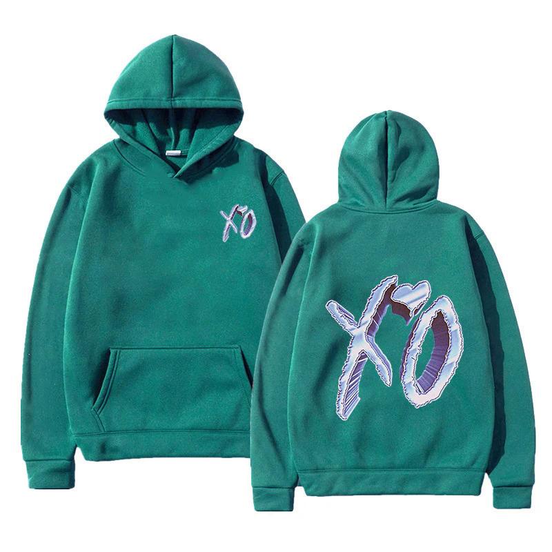 Винтажная двухсторонняя толстовка с капюшоном The Weeknd Dawn Fm