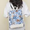 Многоцелевой рюкзак с принтом, женская сумка через плечо, большая вместимость, многофункциональный школьный рюкзак с защитой от кражи