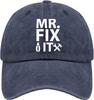 Кепка с графикой "Мистер Fix It" (Плоскогубцы Молоток) Повседневная Полиэстер Регулируемая Кепка для Взрослого Папы