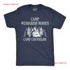 Мужская смешная футболка Кемпинг Wishabish Woods Туризм Новинка Для мужчин винтажная стираная homme Унисекс Немного дизайнерская одежда графика
