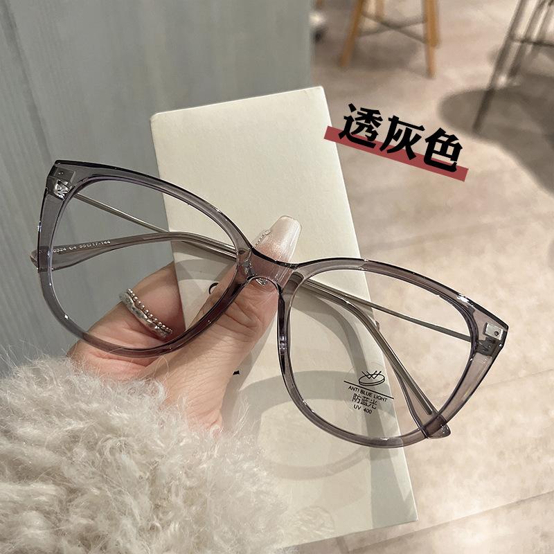 Cat Eye Shape Glasses Frame Men Material Anti Blue Light Glasses Women Fashion Stylish Glasses For Women Frames