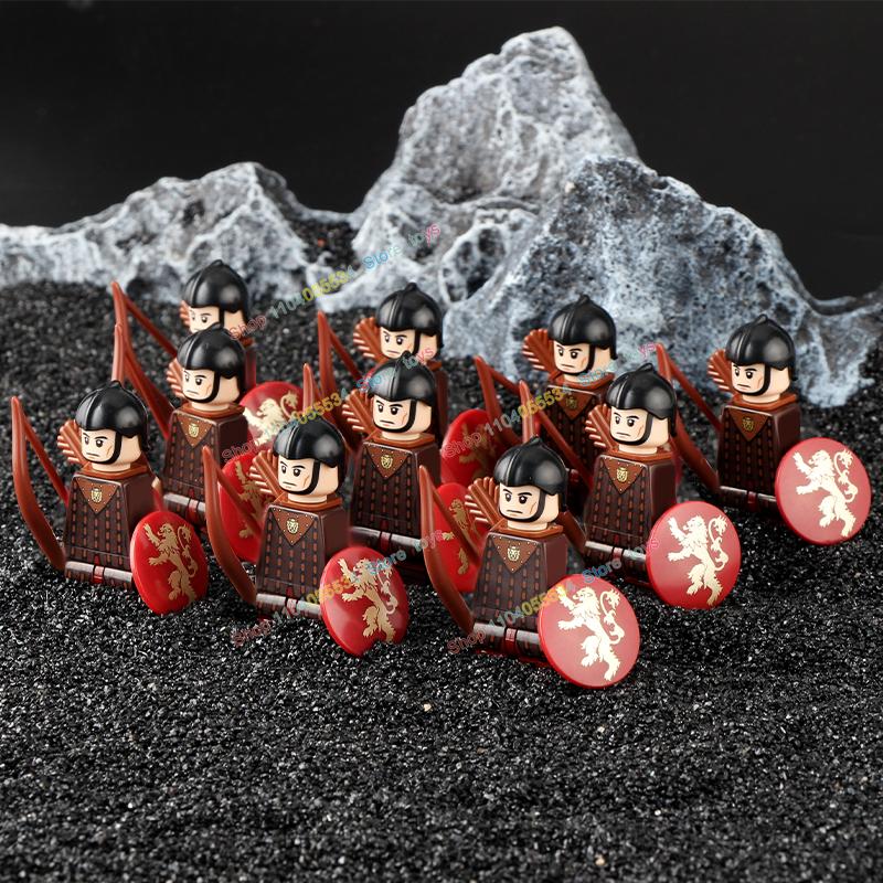 Movie Series Orc Uruk-hai Army Action Figures Mini Bricks Doll Assemble Building Blocks MOC DIY Toys for kid gift