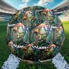 Custom Name Personalized Ben 10 Cartoon Print Size 5 Soccer Ball Training & Match Football, for Team, Kicking, Gift for Football