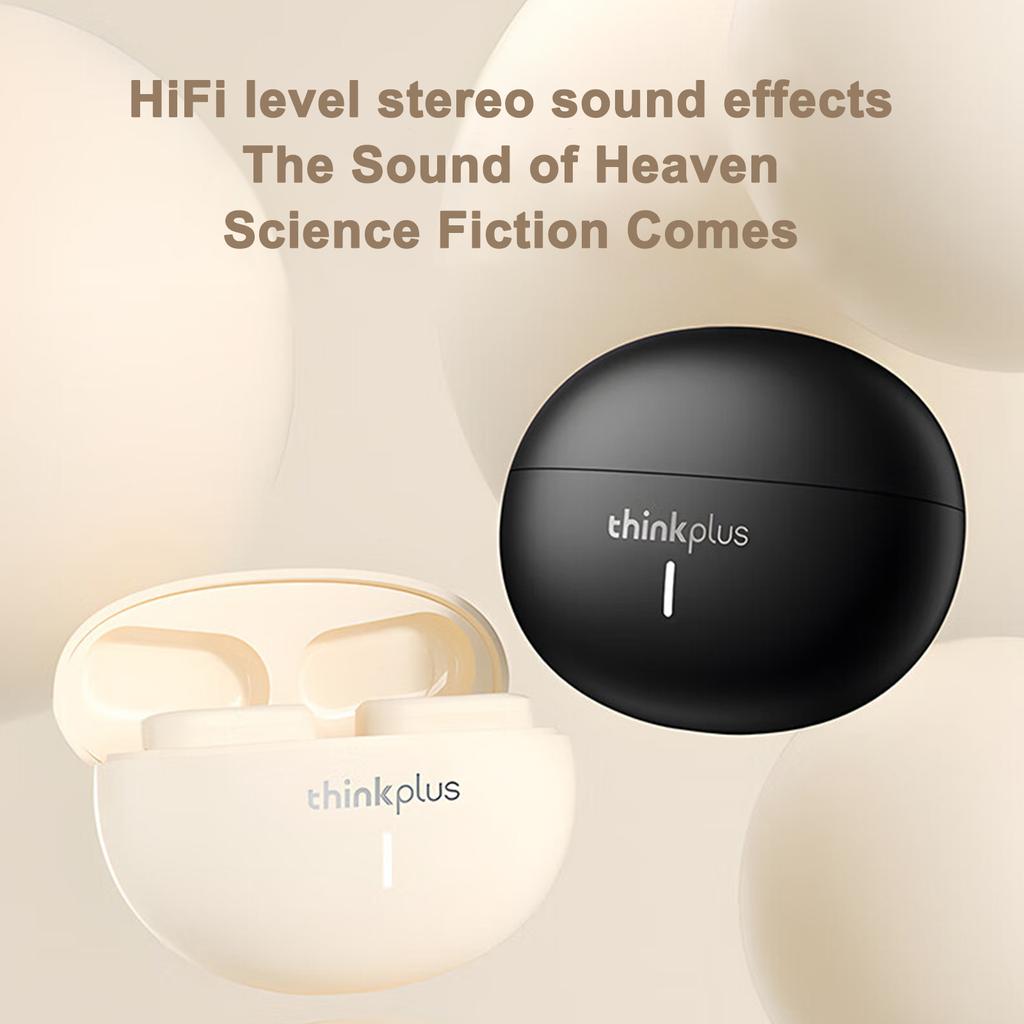 Lenovo Наушники LP19 True Wireless BT5.3 с чехлом для зарядки, спортивные наушники для бега, музыка