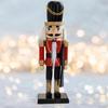 Christmas Decorative Nutcracker Figurine Ornament Classic (16cm Tall) for Centerpiece Home