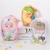 High-Transparency Thickened PVC Cotton Doll Storage Bag - Dustproof, Cute, Hanging, Transparent Q Round Design