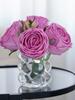 6 головок/связка искусственных цветов увлажняющая роза настоящий прикосновение свадебный букет роз свадебный цветочный праздничный стол домашний декор букет