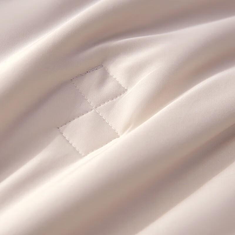 KINTHERI 100-Count Cotton Sateen Embroidered Tussah Silk Quilt