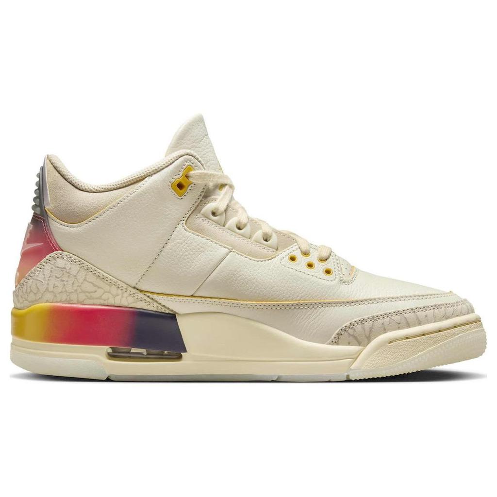 J. Balvin x Air Jordan 3 Retro Medellín Sunset унисекс кроссовки кремовые многоцветные FN0344-901