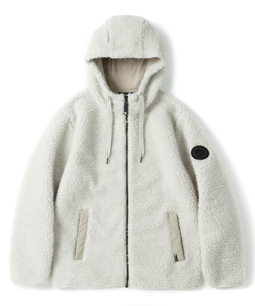 Kulte 212 Boa с капюшоном флисовый цвет слоновой кости