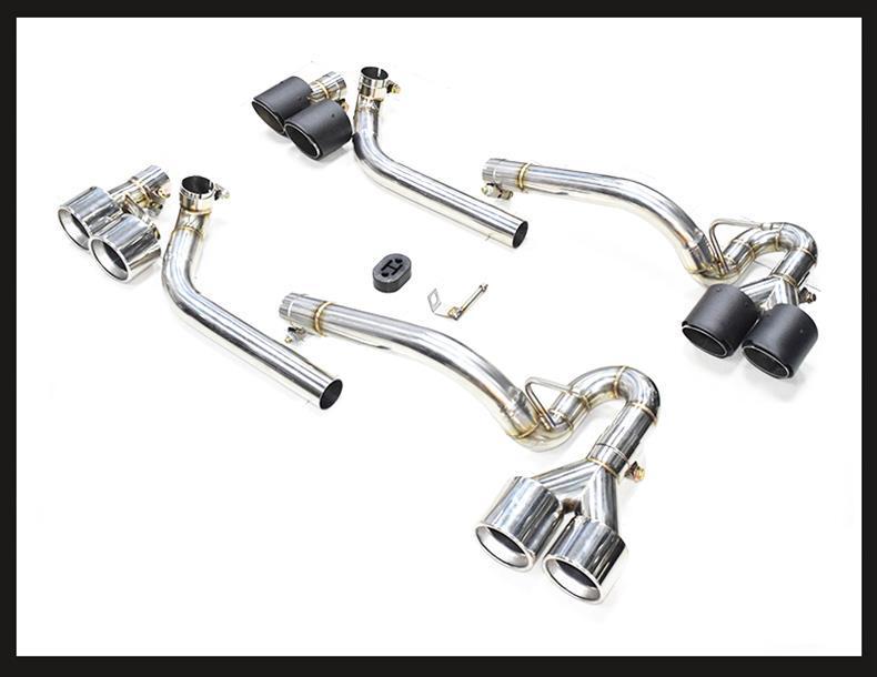 BMW 5 серии E60 520/523 M5 Квадровых выхлопных труб, Прямая установка, Глушитель из нержавеющей стали и углеродного волокна