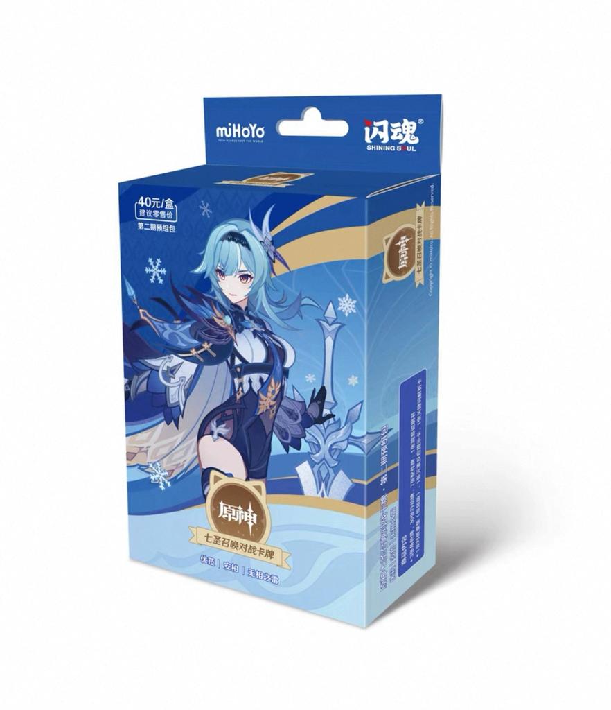 Genuine Genshin Impact Card Pre-assembled Packages The Third Bullet Booster Pack Game Peripheral Collectible Cards Toys Gifts