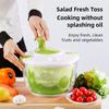 5L Large Salad Spinner Multifunctional Salad Bowl Lettuce Fruit Vegetable Quick Washing Drying Drainer Tools Kitchen Gadgets