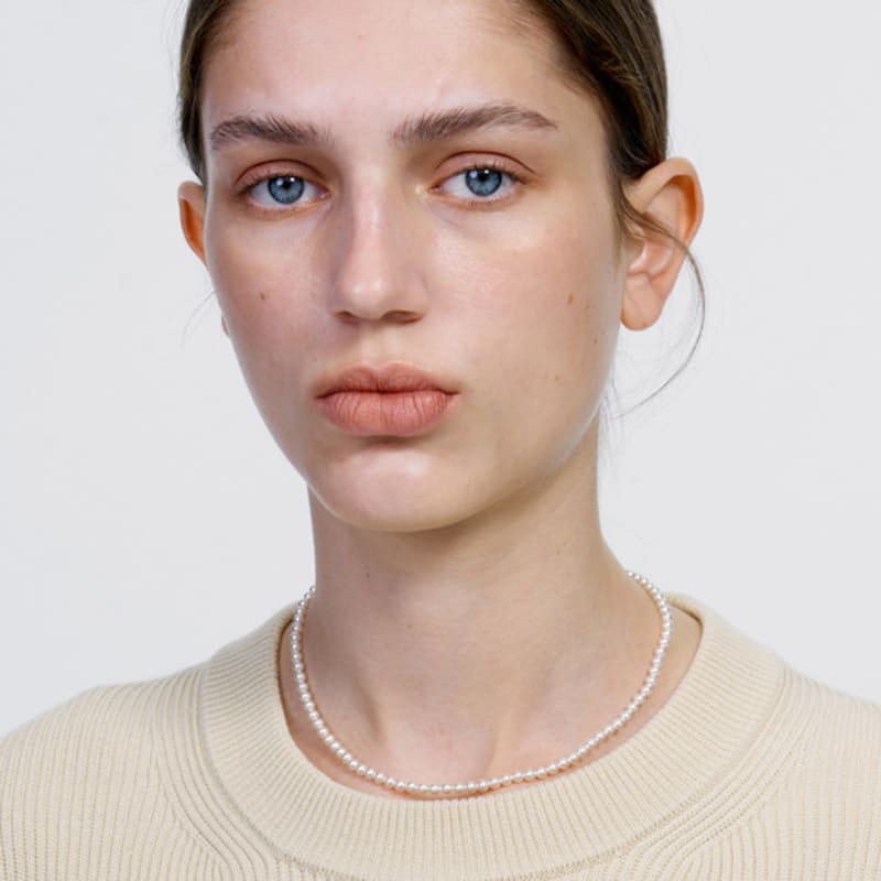 ПОНЕДЕЛЬНИК Ежедневное жемчужное ожерелье 4 мм