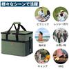 Gogotool Soft Cooler Large Capacity 35L Cooler 3 Layer Thermal Insulation Foldable and Storage Can Be Used As Handbag and Shoulder Lunch Storage