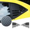 Rear Quarter Window Cover Trim Decor US Flag Decal For 2010-15 Chevrolet Camaro