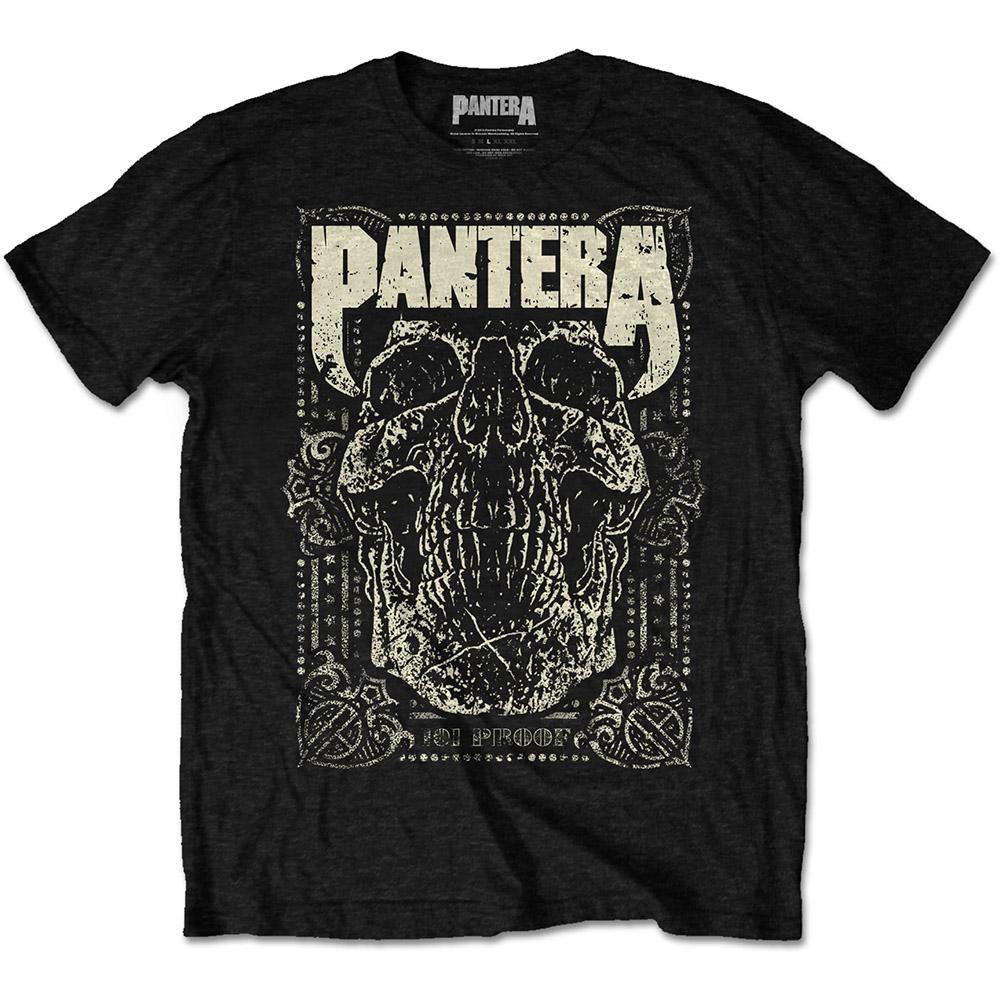 Pantera Unisex Adult 101 Proof Skull T-Shirt