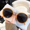 Sunglasses Women'S Trendy Round Metal Frame Sunglasses High-End Retro Sunglasses Men
