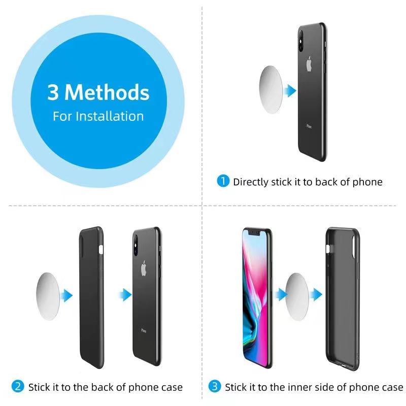 WKZA3 Metal Magnetic Car Phone Holder for Citroen C1 C2 C3 C4 C5 C6 C8 C4L DS3 DS4 DS5 DS5LS DS6 Grand Picasso C-ELYSEE Accessories