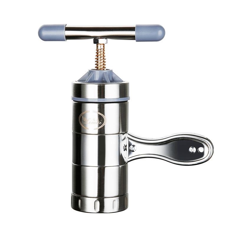 Stainless Steel Hand-Cranked Noodle Press Machine for Home Use