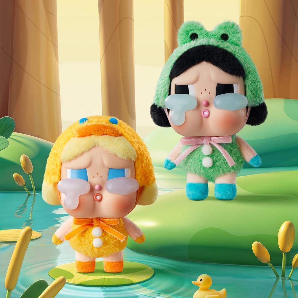 POP MART CRYBABY Crying Again Series Плюшевая игрушка для лица Pop Mart Gachapon Фигурка-сюрприз Пластиковая модель Премиальная игрушка ПВХ Мягкий винил Оригинальный персонаж