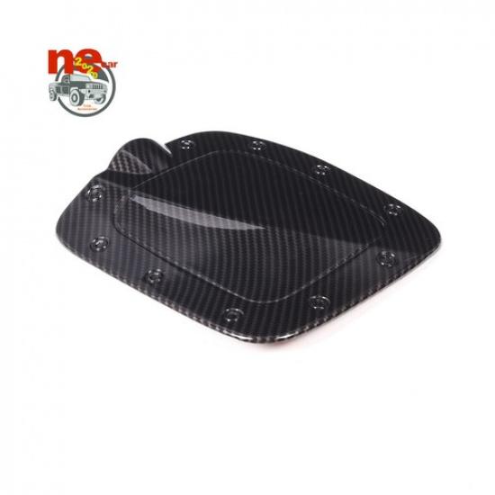 ABS Carbon Car Fuel Tank Door Cover Accessories Trim For Toyota Tacoma 2016-
