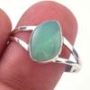 Natural Chrysoprase Gemstone Handmade 925 Solid Sterling Silver Ring S.10 T1m99