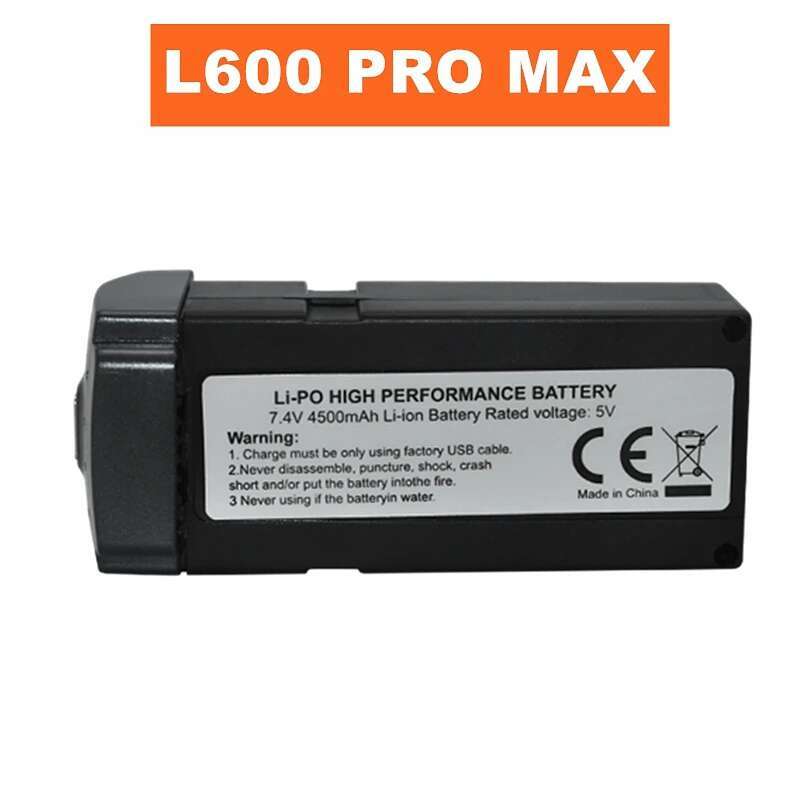 7.4v 4500mah LI-PO Аккумулятор L600 Pro Max Аккумуляторы для дрона Запчасти Пропеллеры Аксессуары Аккумулятор L600 PRO MAX