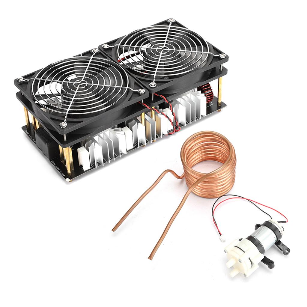 2500W High Power High‑frequency Induction Heater Heating Board Module with Spiral Coil and Water