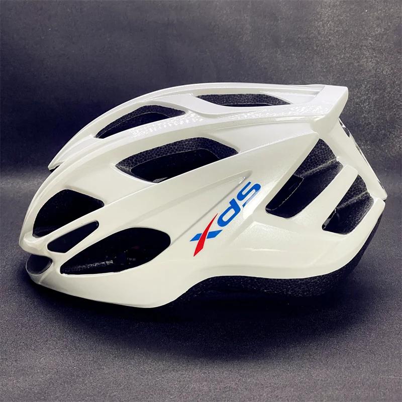 Xidesheng Bicycle Outdoor Sports Road Mountain Aerodynamic Breathable Cycling Ultra-Light Safety Helmet for Men and Women Universal