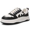 Leather platform women's new spring platform panda shoes in 2026, sports and leisure versatile board shoes