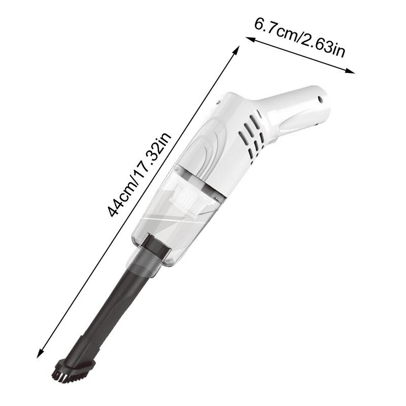 Автомобильный беспроводной пылесос с вращающейся ручкой на 45 градусов, беспроводной легкий ручной пылесос для уборки ковров и волос на полу