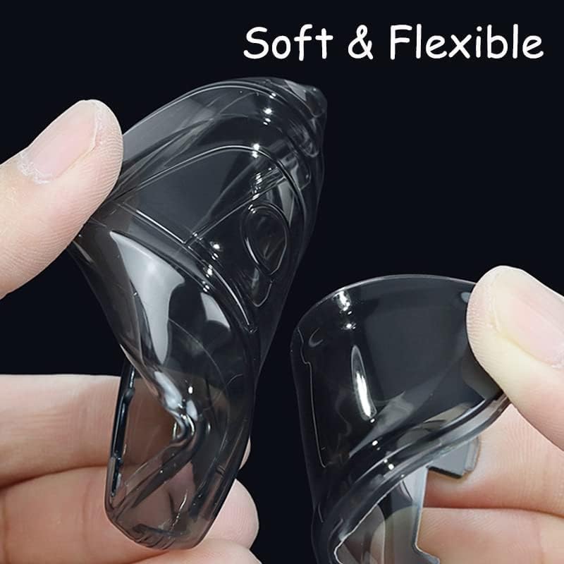 IUIU Key Fob Cover Smoked Color, Black Fob Protector, Premium TPU Case Compatible with BMW 1 2 3 5 6 Series, X1 X2 X3 X5 X6 X7