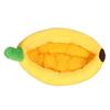 Banana Cat Bed Warm Banana Shaped Soft Cozy Comfortable Pet Dog Night Sleepig Bed for Winter L