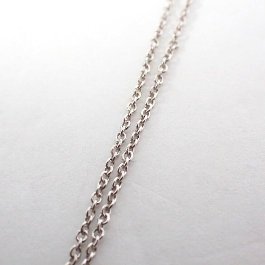 [Б/у] TIFFANY/Tiffany 925 двойная каплевидная подвеска/ожерелье/g454-87